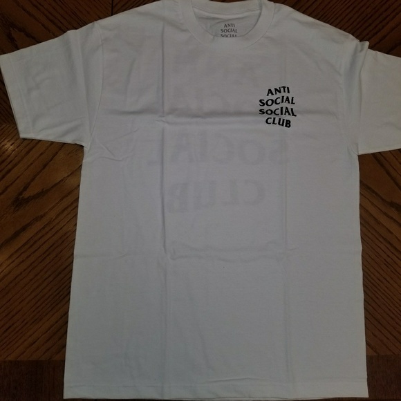 Antisocial social club white logo tee - Picture 1 of 4